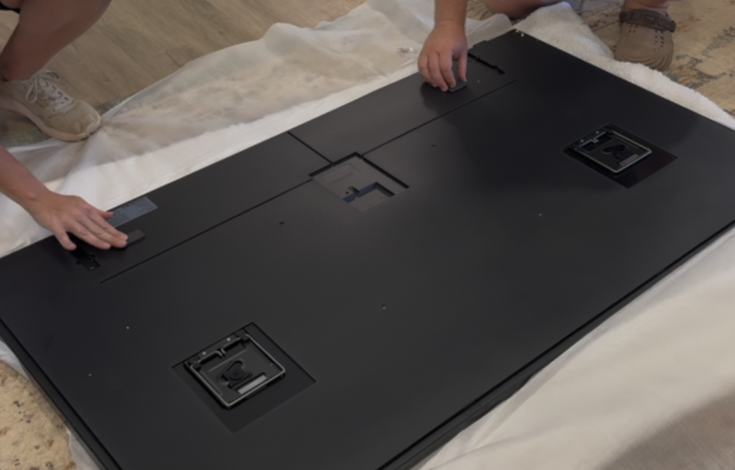 How To Wall Mount A Samsung Frame TV With The Slim Fit Mount DeLancey DIY how-to-wall-mount-a-samsung-frame-tv-with-the-slim-fit-mount-delancey-diy